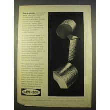 1963 Raytheon Silicon Ad - This is Silicon