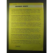 1970 Hughes Aircraft Ad - Photopolarimeter for Jupiter