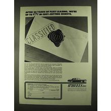 1972 Wheels Inc. Ad - Fleet Leasing