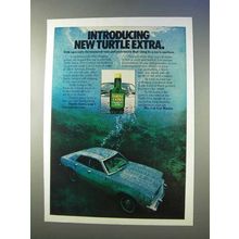 1978 Turtle Wax Turtle Extra Car Wax Ad - Introducing