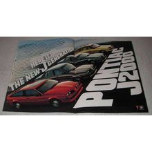 1982 Pontiac J2000 Car Ad - The New J Generation