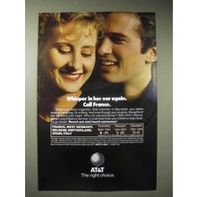 1986 AT&T International Long Distance Ad - France