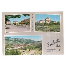 BETTOLA, multiview, ITALY used vintage postcard 1983 #