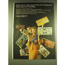 1966 Selchow & Righter Games Ad - Scrabble, Go for Broke, Troke, Kommissar