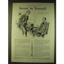 1933 Metropolitan Life Insurance Company Ad - Invest in yourself