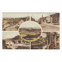 Bridge of Allan Stirlingshire Multiview Postcard 1596