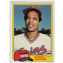 1981 Topps baseball card 89 Darrell Jackson - Twins