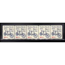 2266 24.1c Tandem Bicycle Very Fine MNH Dry Gum PNC 1/5 X1294