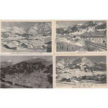 Adelboden 1356m 4x Antique Switzerland incl Real Photo Postcard s
