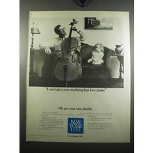 1971 New York Life Insurance Ad - I can't give you anything but love, baby.