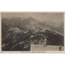Kuldana India Snowy Range Old Real Photo Postcard