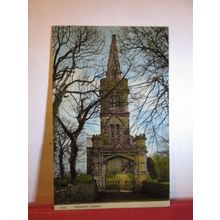 TREMADOC CHURCH, CRICCIETH, WALES unused postcard by Harvey Barton 1950s =