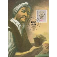 Johann Friedrich Bottger German Alchemist Rare Alchemy FDC Postcard