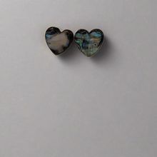Handmade Abalone Heart Earrings