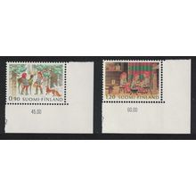 Finland Christmas 2v Corners 1982 MNH SG#1037-1038