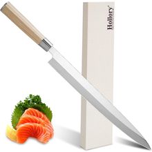 Sashimi Sushi Knife – 11.5 Inch Japanese Yanagiba Slicing Knife, Super Sharp Pro