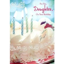 For You Daughter, On Your Birthday - Birthday Greeting Card - 1276C
