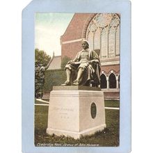 MA Cambridge John Howard Founder Of Harvard University ma_box1~425