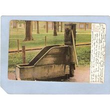 MA Cambridge The Old Pump Harvard University Undivided Back ma_box1~431