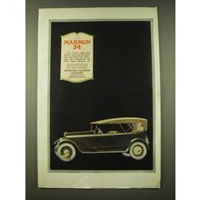 1918 Marmon 34 Car Ad