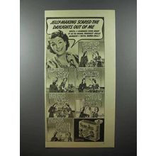 1940 Sure-Jell Pectin Ad - Jelly-Making Scared The Daylights Out of Me