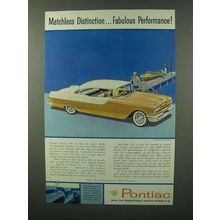 1955 Pontiac 870 Catalina Car Ad - Distinction
