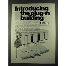 1972 USRY Mobile Offices Ad - Plug-in Building
