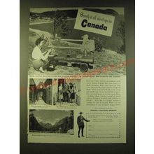 1951 Canada Tourism Ad - Beauty is all about you in Canada