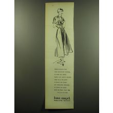 1949 Jane Engel Dress Ad - Perfectionists pick our Nantucket Natural