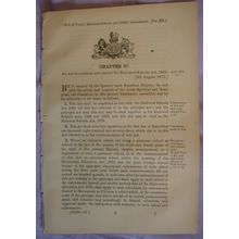 1873 Act of Parliament: Endowed Schools