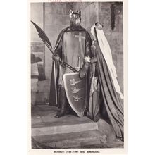 Richard 1st I Waxwork Madame Tussauds Real Photo Old Postcard