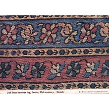 Cuff From Persian Trouser Leg Fashion Exhibit Postcard
