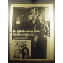 1974 Daryl Hall and John Oates War Babies Album Ad - War Babies have come of age