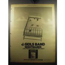 1974 J. Geils Band Nightmares Album Advertisement