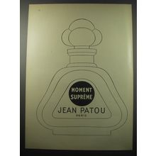 1955 Jean Patou Moment Supreme Perfume Ad - Moment Supreme