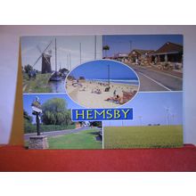 multiview, HEMSBY, NORFOLK. unused postcard by J Salmon =