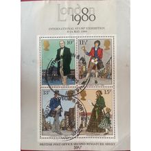 Great Britain QEII 1979 Rowland Hill Miniature Sheet Used SG MS1099 stamp