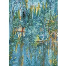 Salvador Dali - The Lake at Vilabertran 1920 Poster Canvas Movie Film Print A0 A
