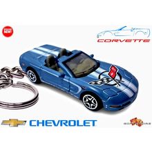 ULTRA RARE KEYCHAIN 98~05 BLUE CHEVY CORVETTE C5 CONVERTIBLE