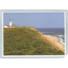 MA Truro Lighthouse Postcard Highland Light Cape Cod lighthouse_box1~587