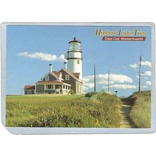 MA Truro Lighthouse Postcard highland Light Cape Cod lighthouse_box1~588