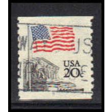 Used 1895a 20c U.S. Flag Very Fine CNS 9 PA5463