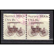 Used 1907 18c Surrey Very Fine CNP Left 7 PA0528