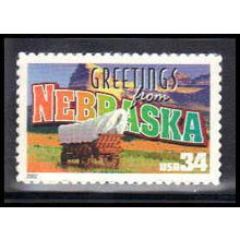 3587 34c Nebraska Fine MNH V2734