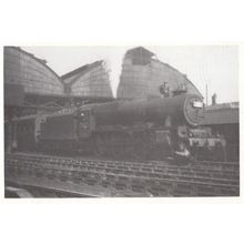 Patriot Stephenson 5529 Train At London Road Manchester Station in 1947 Postcard