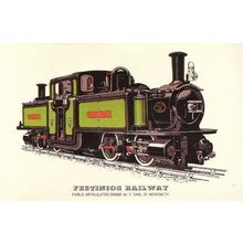 Festiniog Railway Earl Of Merioneth Train Postcard