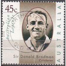 Australia 1997 Michel 1614 O Cote (2005) 0.60 € Sir Donald Bradman Cachet rond