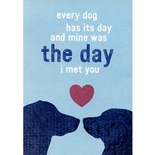 Every Dog has It's Day - Tree Free Greeting Card - 17181