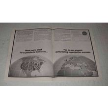 1965 Pan Am Airline Ad - When You're Stuck
