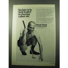 1969 Rhode Island Development Council Ad - Hard-Headed
